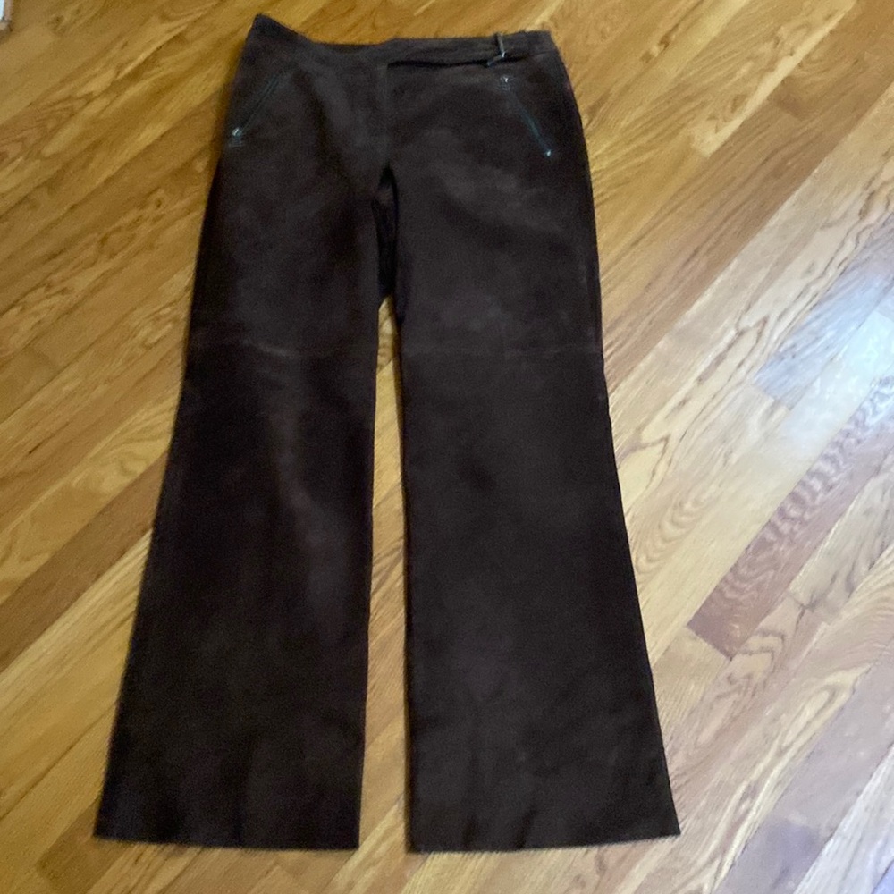 Chocolate brown dude pants fully lined